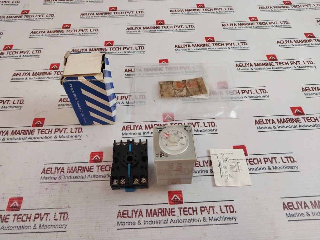 Panasonic Electric Pm4S-a2C10M-dc24V Multirange Timer With Base
