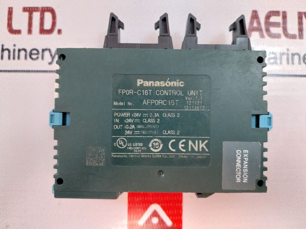 Panasonic Fp0R-c16T Control Unit 24V 0.3A Class 2
