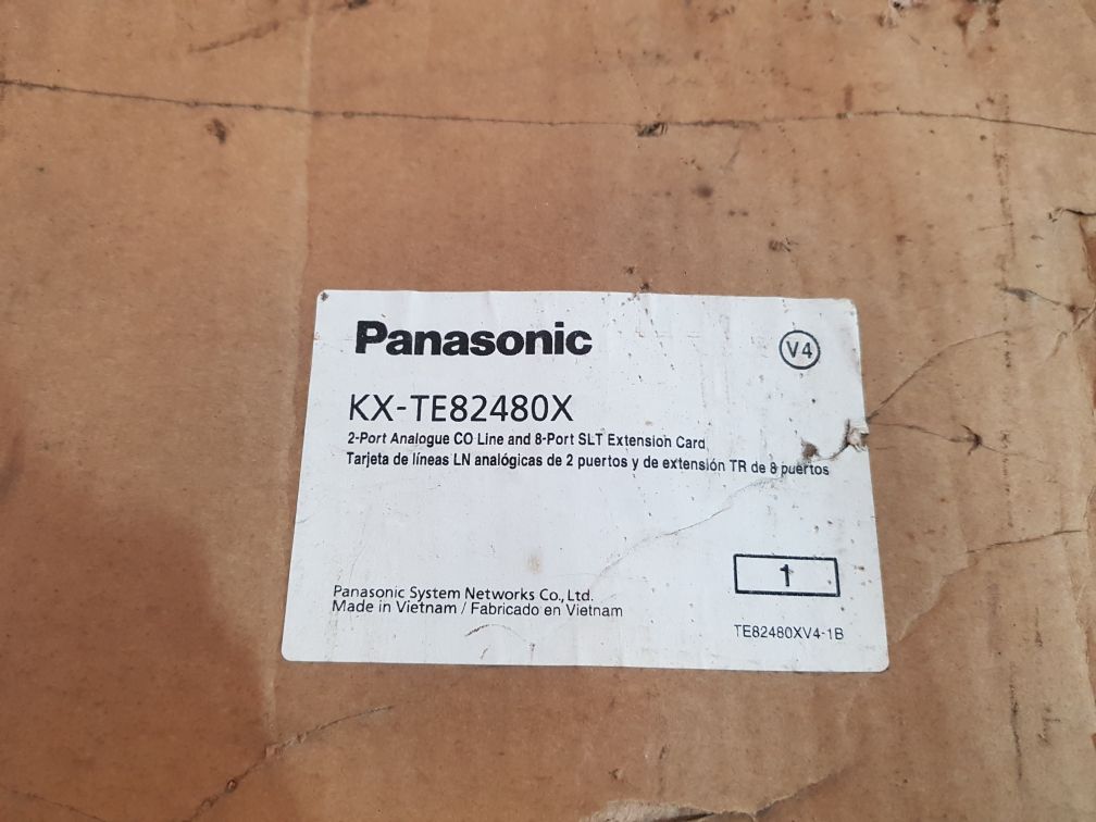 Panasonic Kx-te82480X 2-port Analogue Co Line And 8-port Slt Extension Card