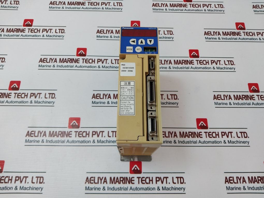 Panasonic Msd023A1Xx05 Minas Ac Servo Driver 200V 50/60Hz