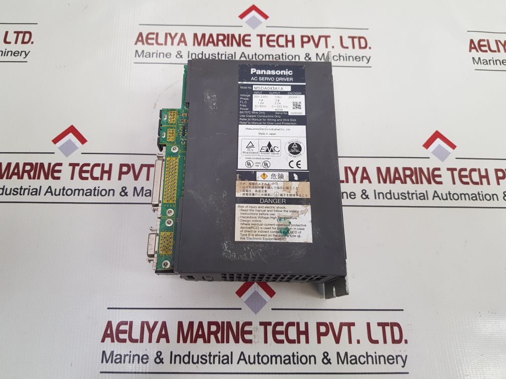 Panasonic Msda043A1A Ac Servo Driver
