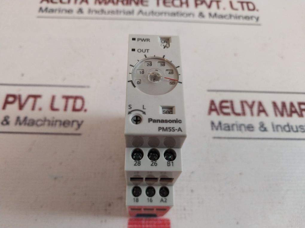 Panasonic Pm5S-a-24-240V Multirange Timer 0-50 Sec