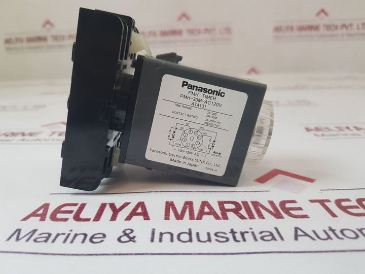 Panasonic Pmh-30M-ac120V Pmh Timer With Base 0 To 30 Min