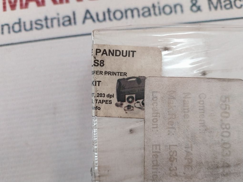 Panduit Ls5-33 Supply Cartridge Black On White Industrial
