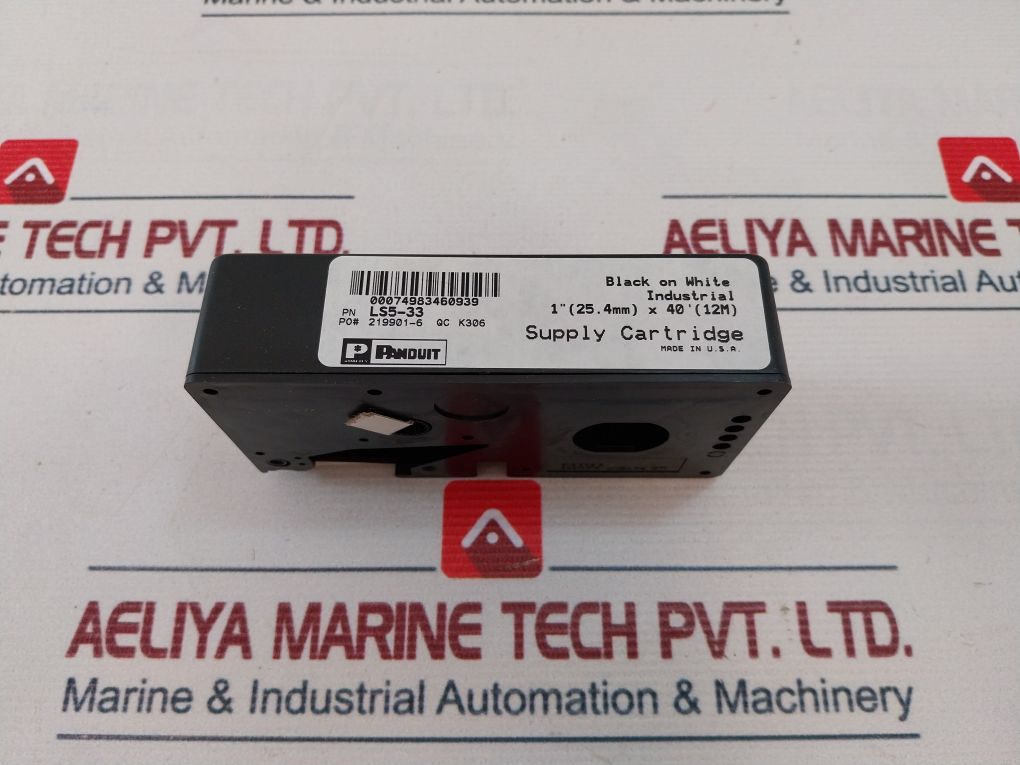 Panduit Ls5-33 Supply Cartridge Black On White Industrial