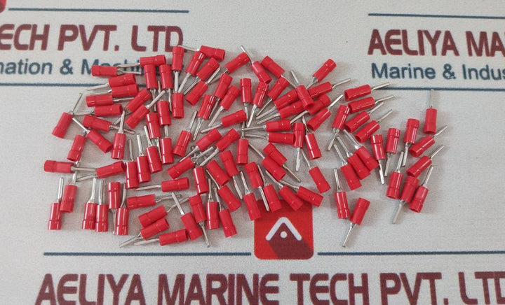 Lot Of 100X Panduit Pmv1-p10-cy Terminals Connector Metric Pin-vinyl Insulated