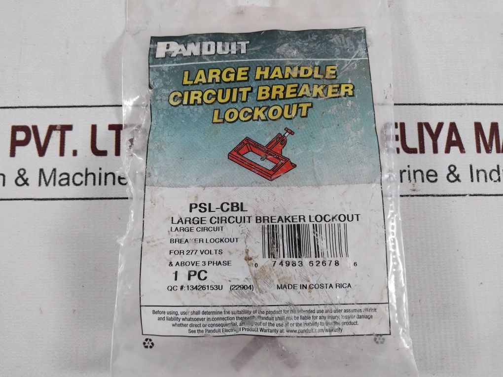 Panduit Psl-cbl Large Handle Circuit Breaker Lockout