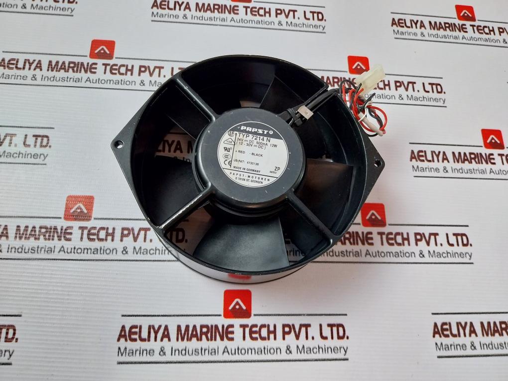 Papst 7214 N Axial Fan 24V Dc 500Ma 12W