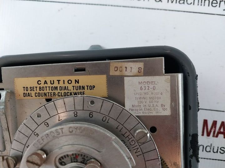 Paragon 632-00 Timing Motor