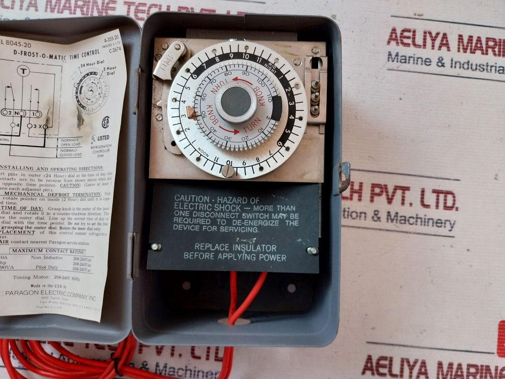Paragon Electric 8045-20 Defrost Control Timer Switch 208-240V