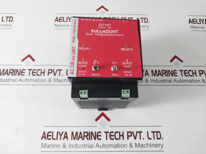 Paramount P-or-230-10-ac Ac Or-ing Unit