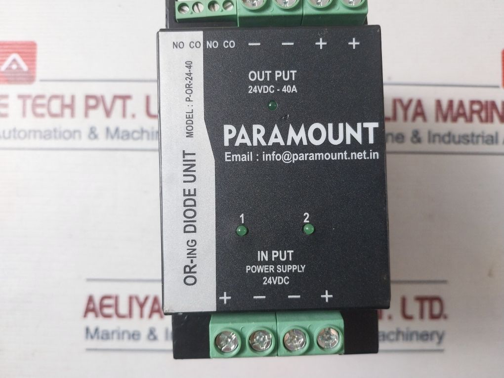 Paramount P-or-24-40 Or-ing Diode Unit 24V Dc