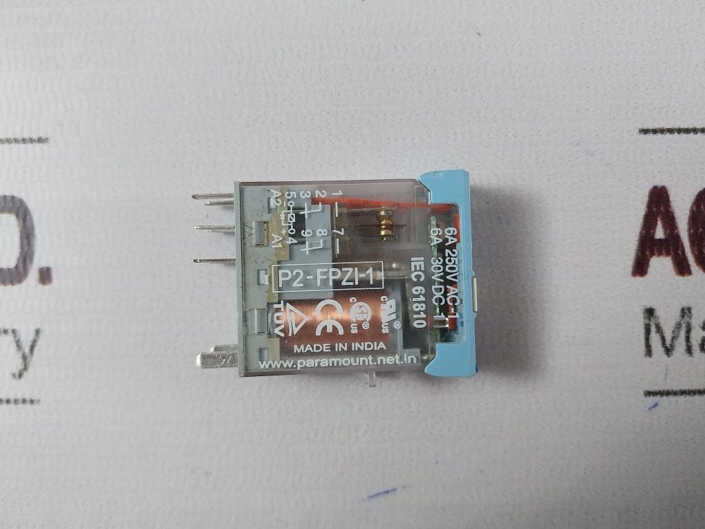 Lot Of 5X Paramount P2-fpzi-1 Relay Dc 24V