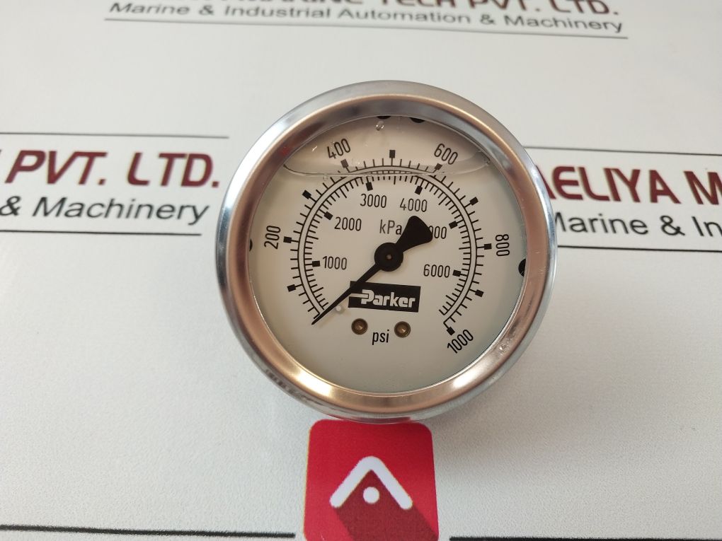 Parker 400302 Pressure Gauge 0-1000 Psi