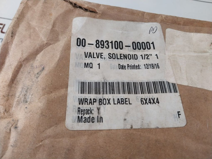 Parker 00-893100-00001 Solenoid Valve