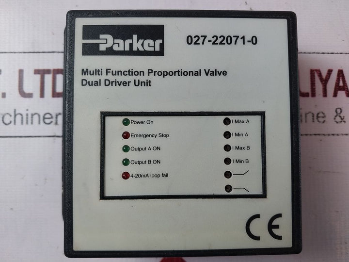 Parker 027-22071-0 Valve Dual Driver Unit