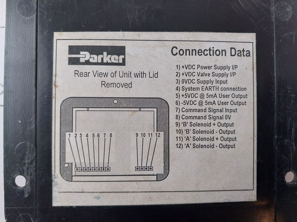 Parker 027-22071-0 Valve Dual Driver Unit