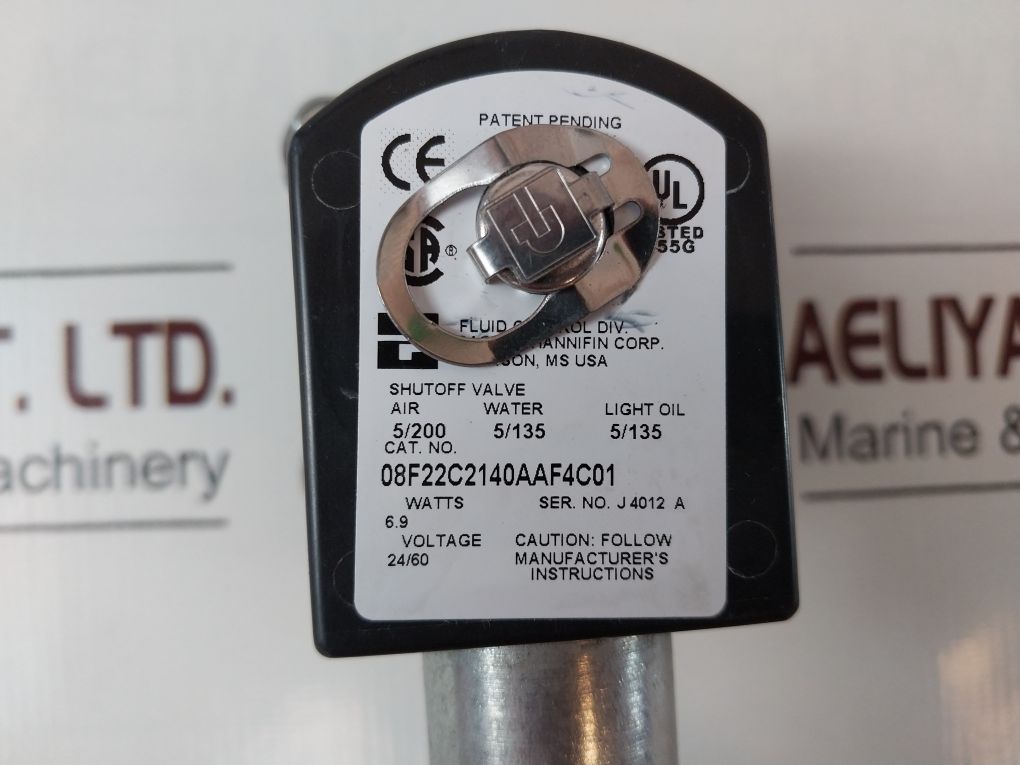 Parker 08F22C2140Aaf4C01 Shutoff Solenoid Valve