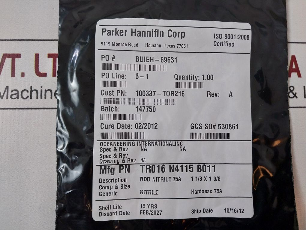 Parker 100740-sk Seal Valve Kit