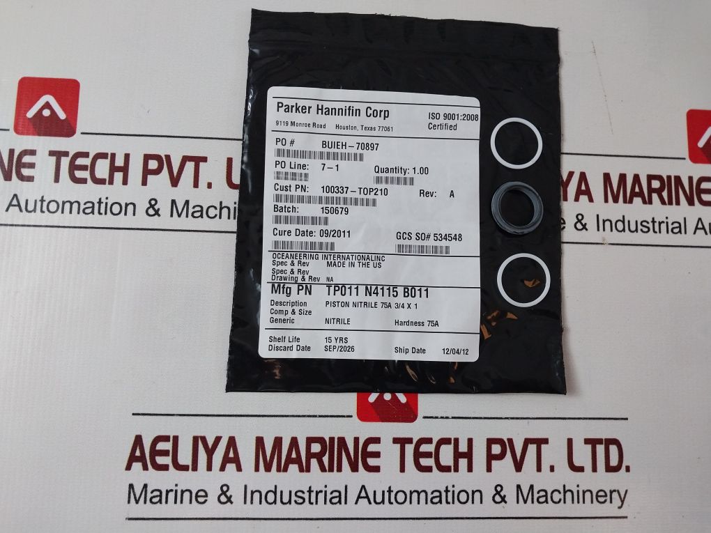 Parker 100740-sk Seal Valve Kit