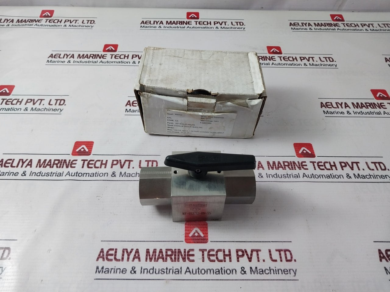 Parker 16F-b12Ls2-bn-ss Ball Valve 1 In Fnpt Connections 4000 P