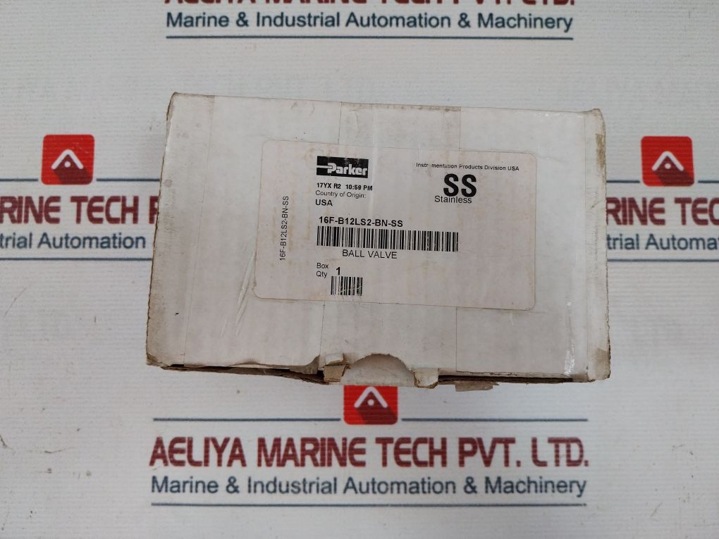 Parker 16F-b12Ls2-bn-ss Ball Valve