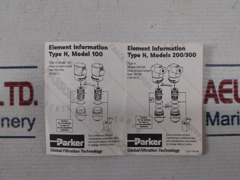 Parker 170L222A Filter Element