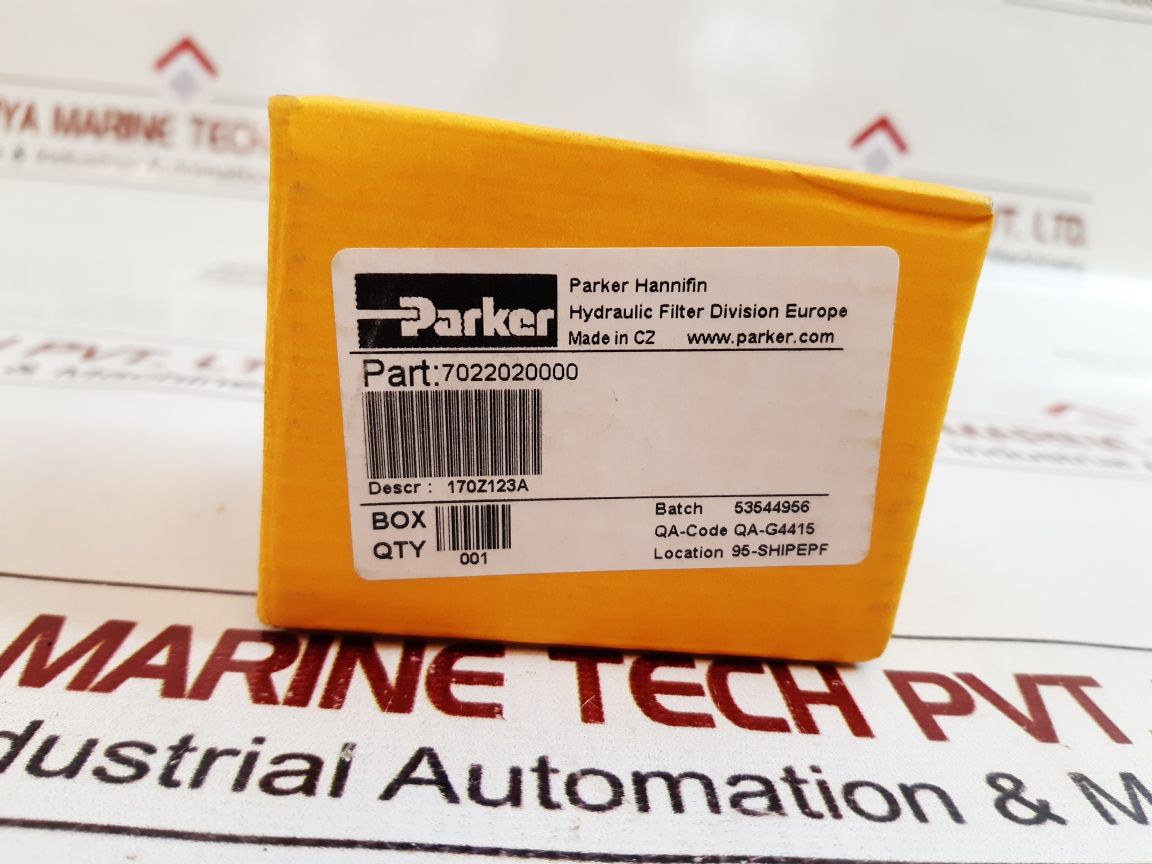 Parker 170z123a hydraulic filter