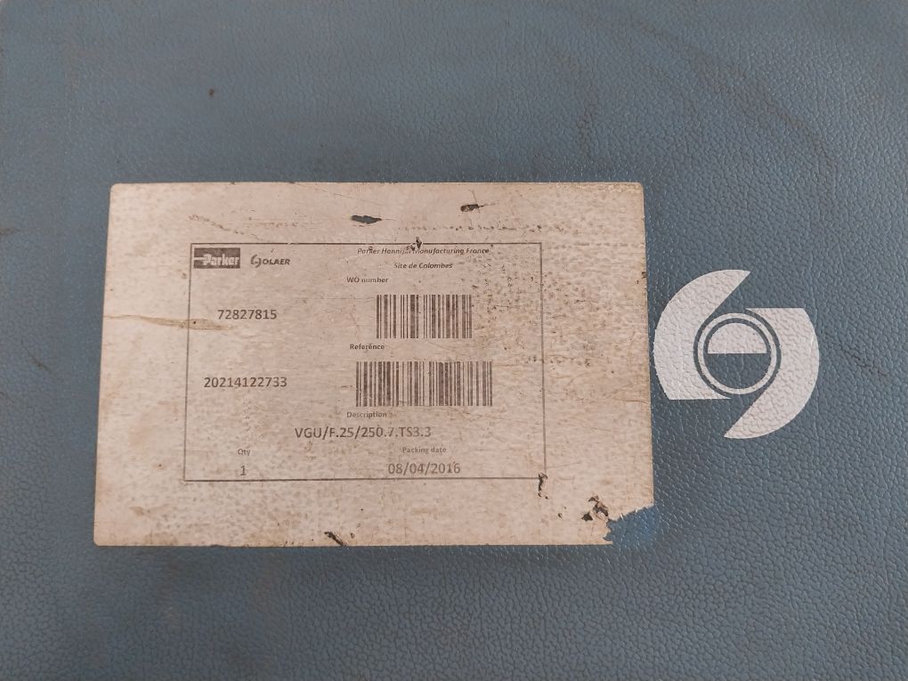 Parker 20214122733 Accumulator Charging Set Vgu/F.25/250.7.Ts3.3