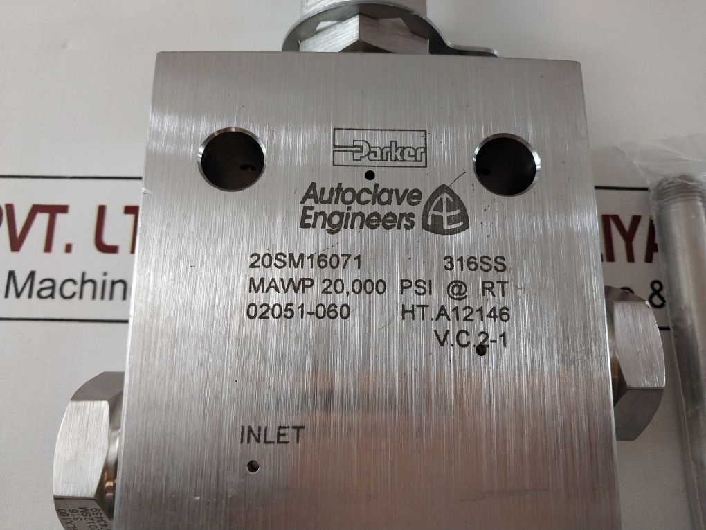 Parker 20Sm16071 Needle Valve