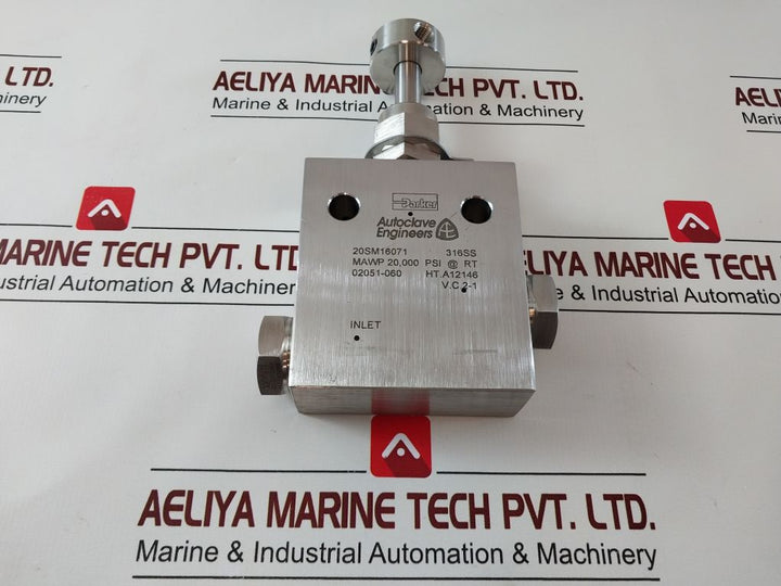Parker 20Sm16071 Needle Valve