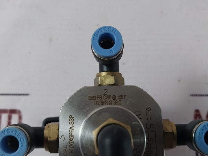 Parker 2F-mb6X5Pfa-ssp Multi-way Ball Valve 2500 Psi