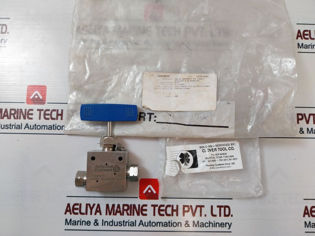 Parker 30Vm6071 High Pressure Needle Valve 61155492
