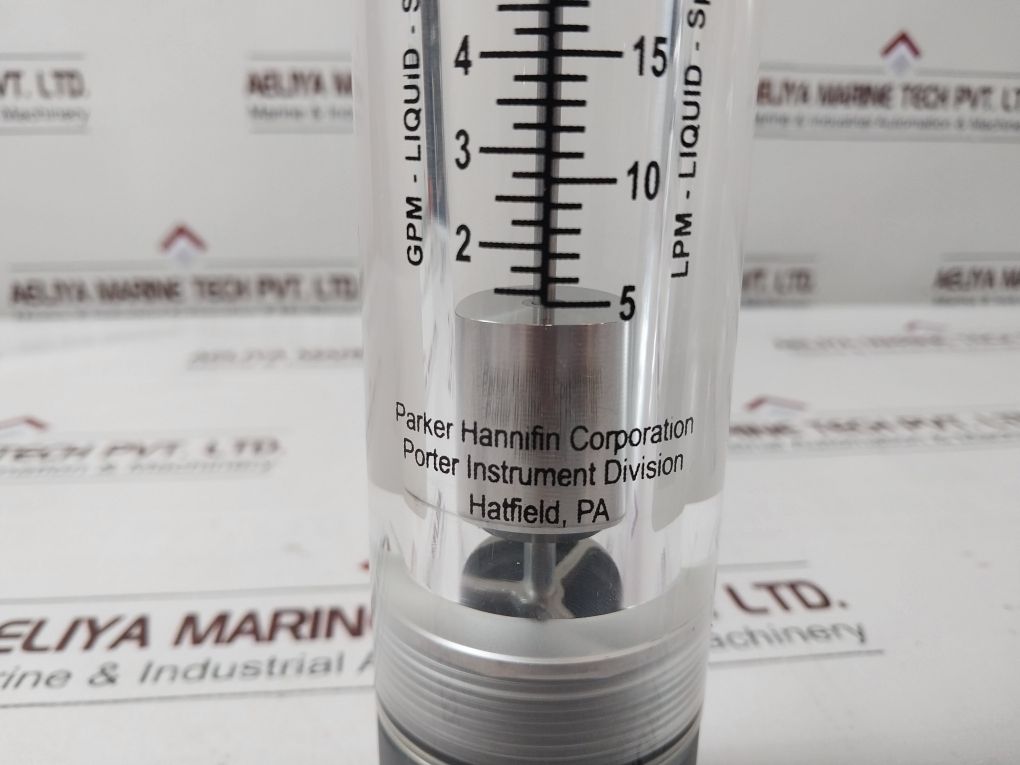 Parker 40-0171 Flowmeter 15 Gpm/56.25 Lpm, 1.5
