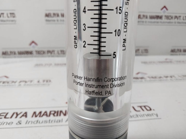 Parker 40-0171 Flowmeter 15 Gpm/56.25 Lpm, 1.5