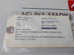 Parker D1Vp020Bn90Xg057/10-40 Bar/X-ex Direction Control Valve