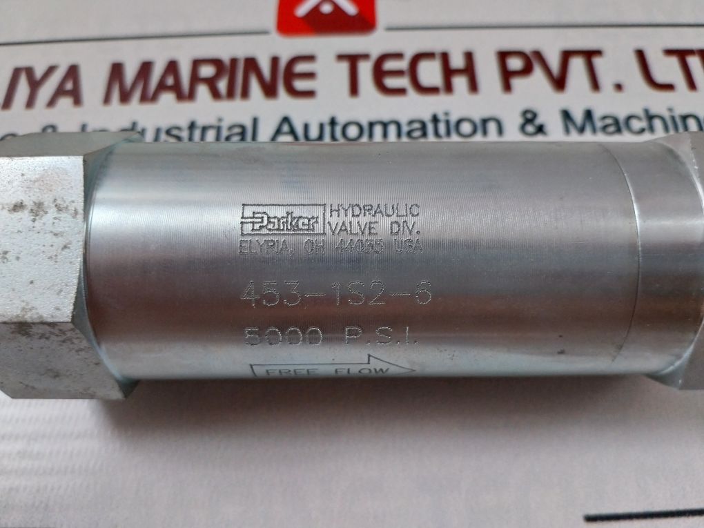 Parker 453-1S2-6 Hydraulic Check Valve 5000 P.S.I.
