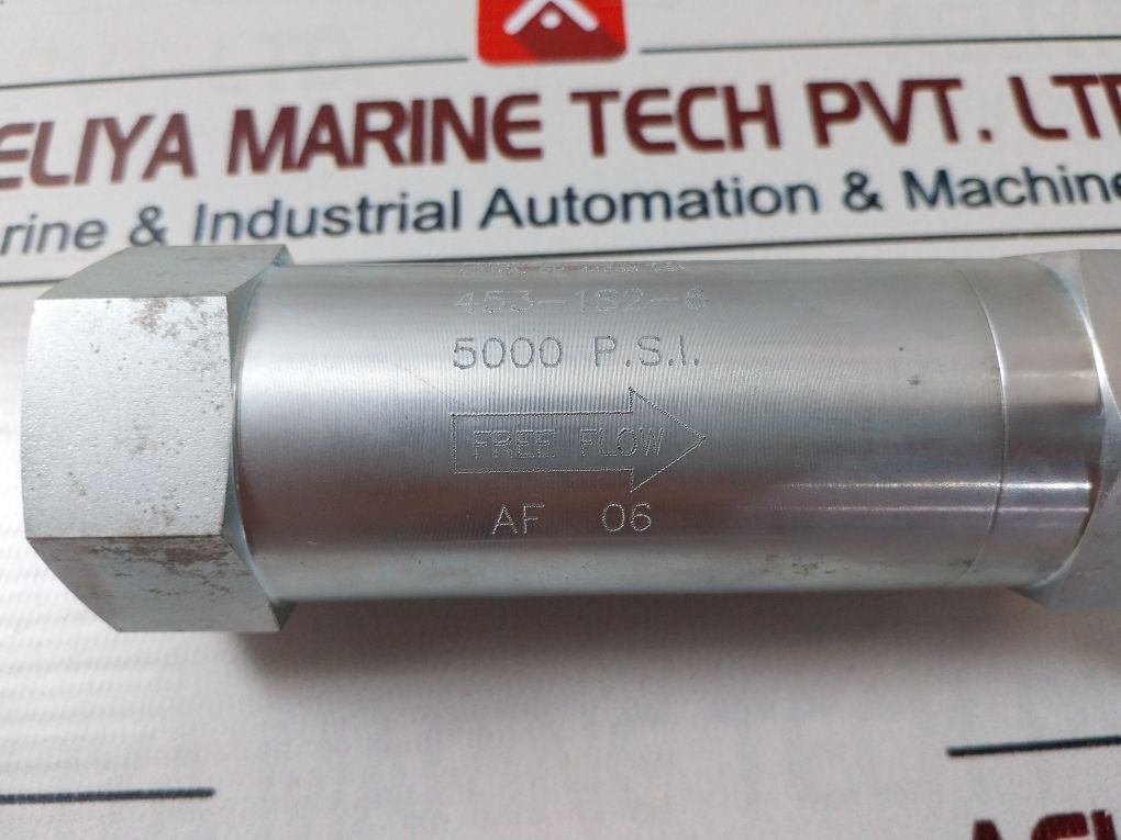 Parker 453-1S2-6 Hydraulic Check Valve 5000 P.S.I.