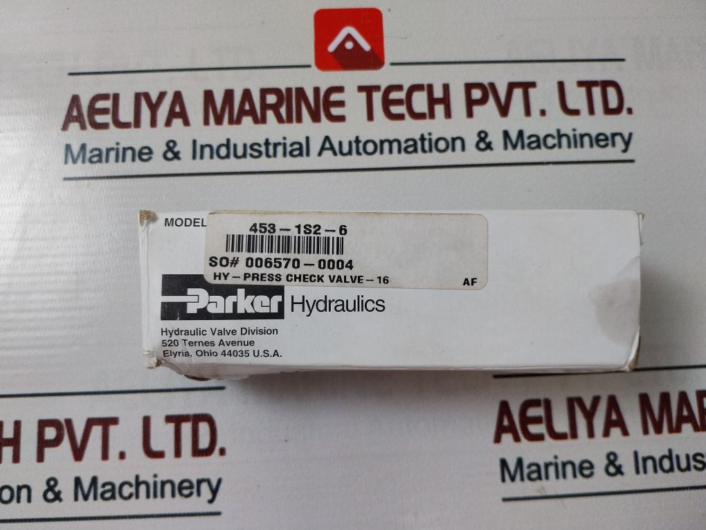 Parker 453-1S2-6 Hydraulic Check Valve 5000 P.S.I.