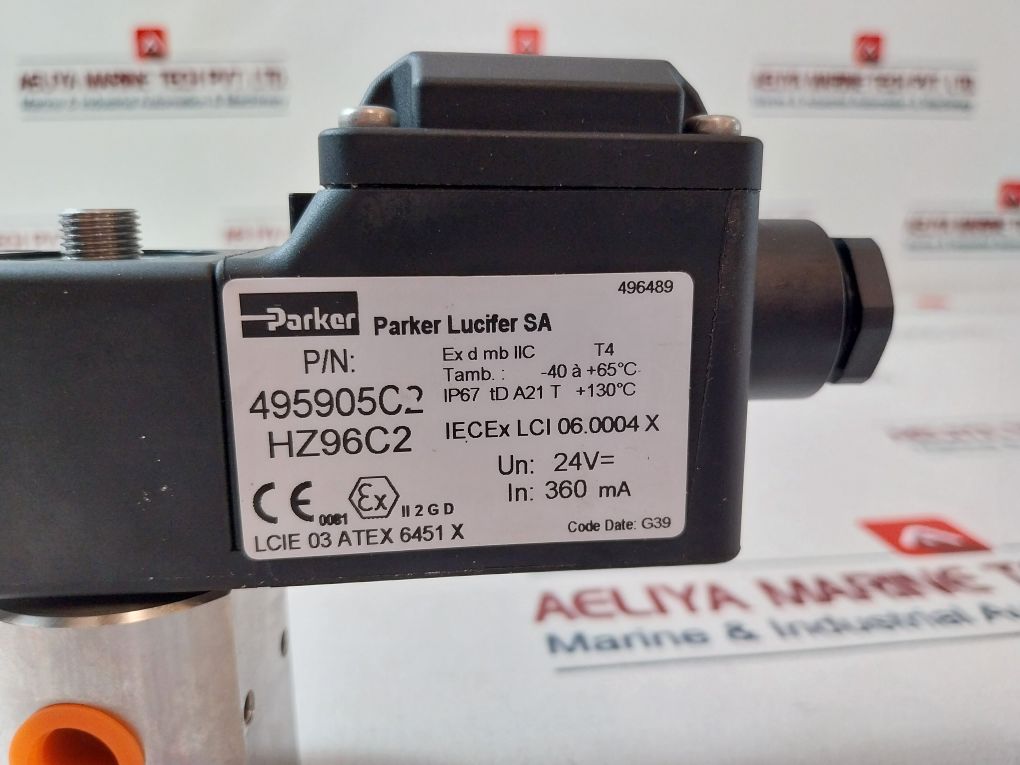 Parker 49590502 Hz96C2 Solenoid Valve
