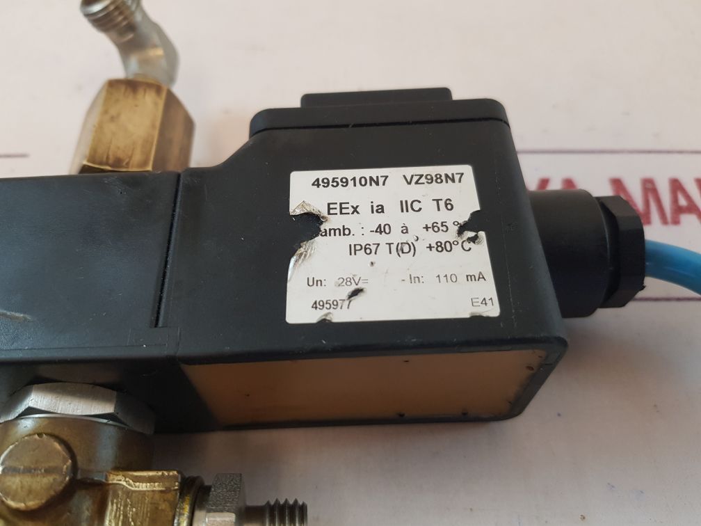 Parker 495910N7 Vz98N7 Solenoid Valve
