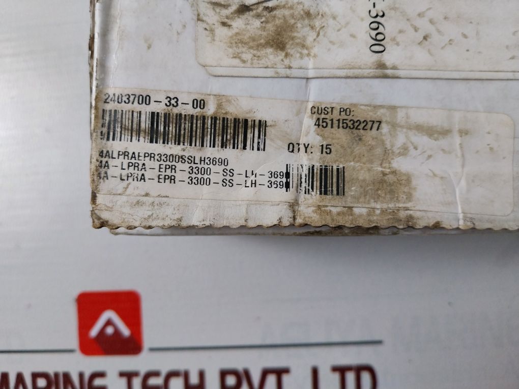 Parker 4A-lpra-epr-3300-sslh-3690 Relief Valve 3300 Psi