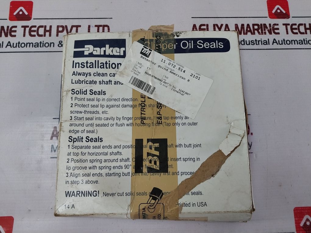 Parker 4Qtr16 Clipper Oil Seal 10267-lup-1