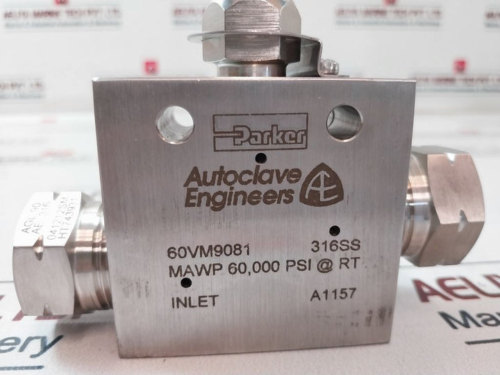 Parker 60Vm9081 2-way High Pressure Needle Valve