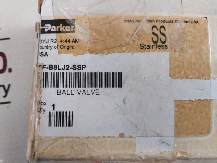 Parker 6F-b8Lj2-ssp B Series Manual Ball Valve 160K Riser Tensioner
