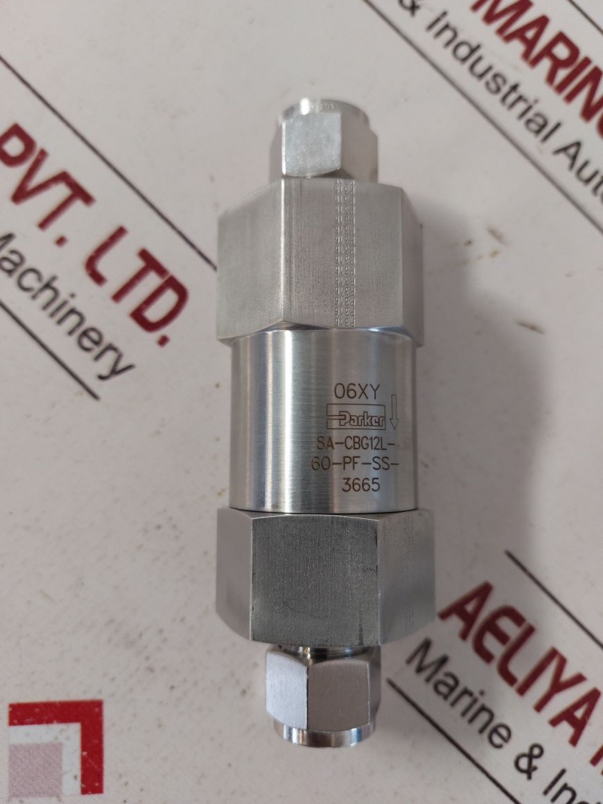 Parker 8A-cbg12L-60-pf-ss-3665 Cb Series Check Valve