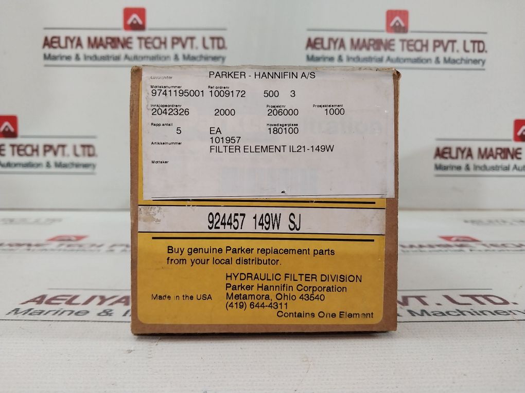 Parker 924457 Hydraulic Filter Division 149W