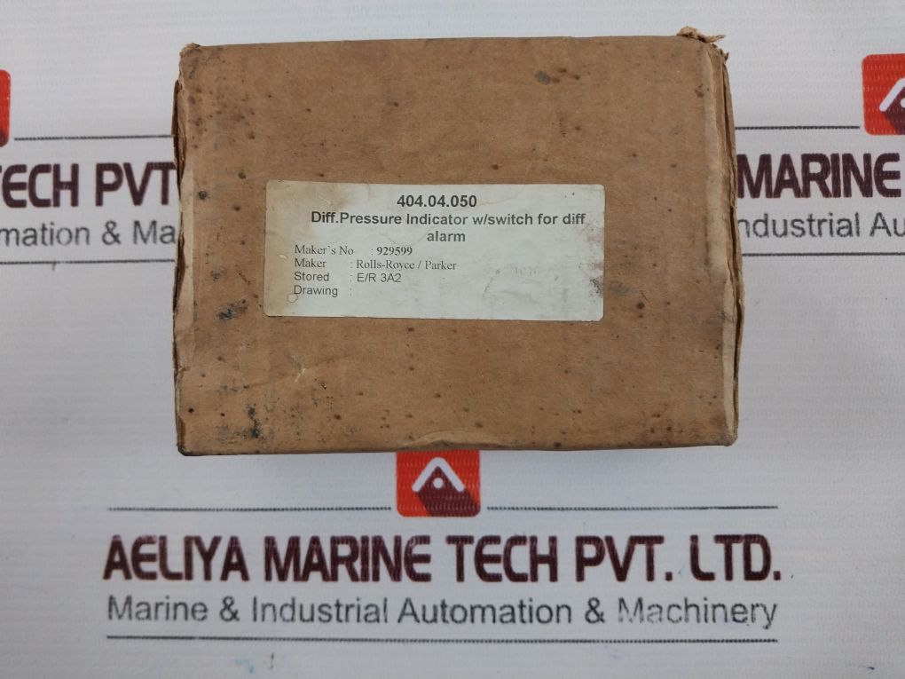 Parker 929599 Tn Hydraulic Pressure Indicator Type E Series 3000 Psi 240Vac