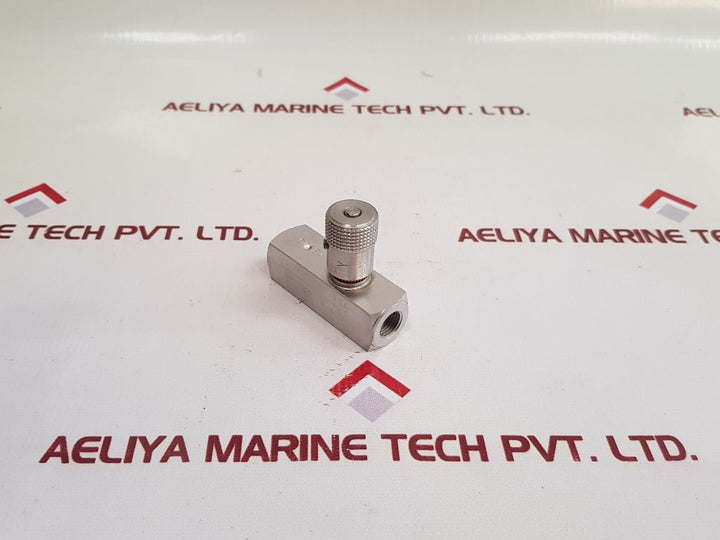 Parker 9F400Ss In-line Flow Control Valve