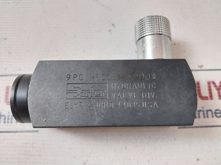 Parker 9Pc M600S-20Jw Flow Control Valve 3000 Psi